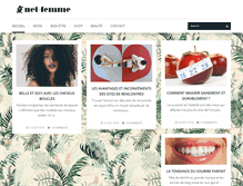 Tablet Screenshot of net-femme.com
